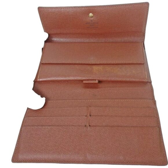 822141AM (C1) Louis Vuitton Wallet Long Brown Monogram - Picture 7 of 12